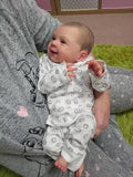 19 Inches Lifelike Sebastian Reborn Baby Realistic Soft Body Newborn Finished Hair-Painted Doll Children Gift Dolls