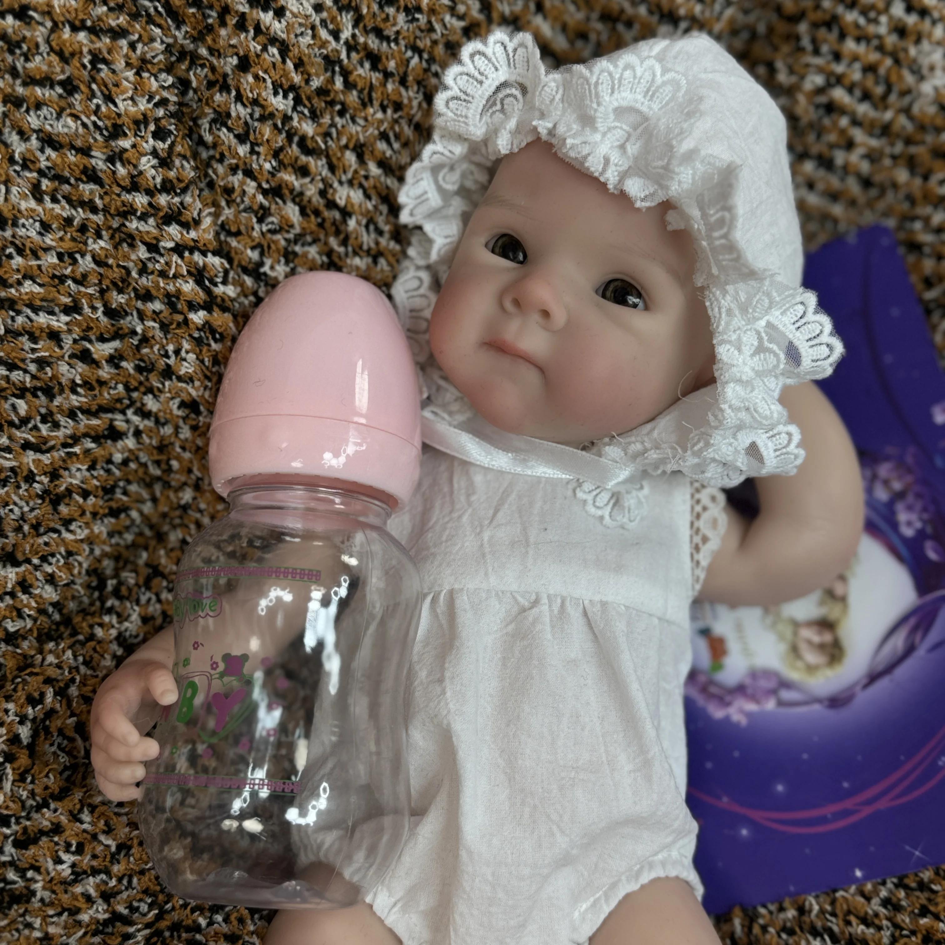 33CM Bettie Reborn Doll – Full Body Soft Solid Silicone, Painted/Unpainted Options Available