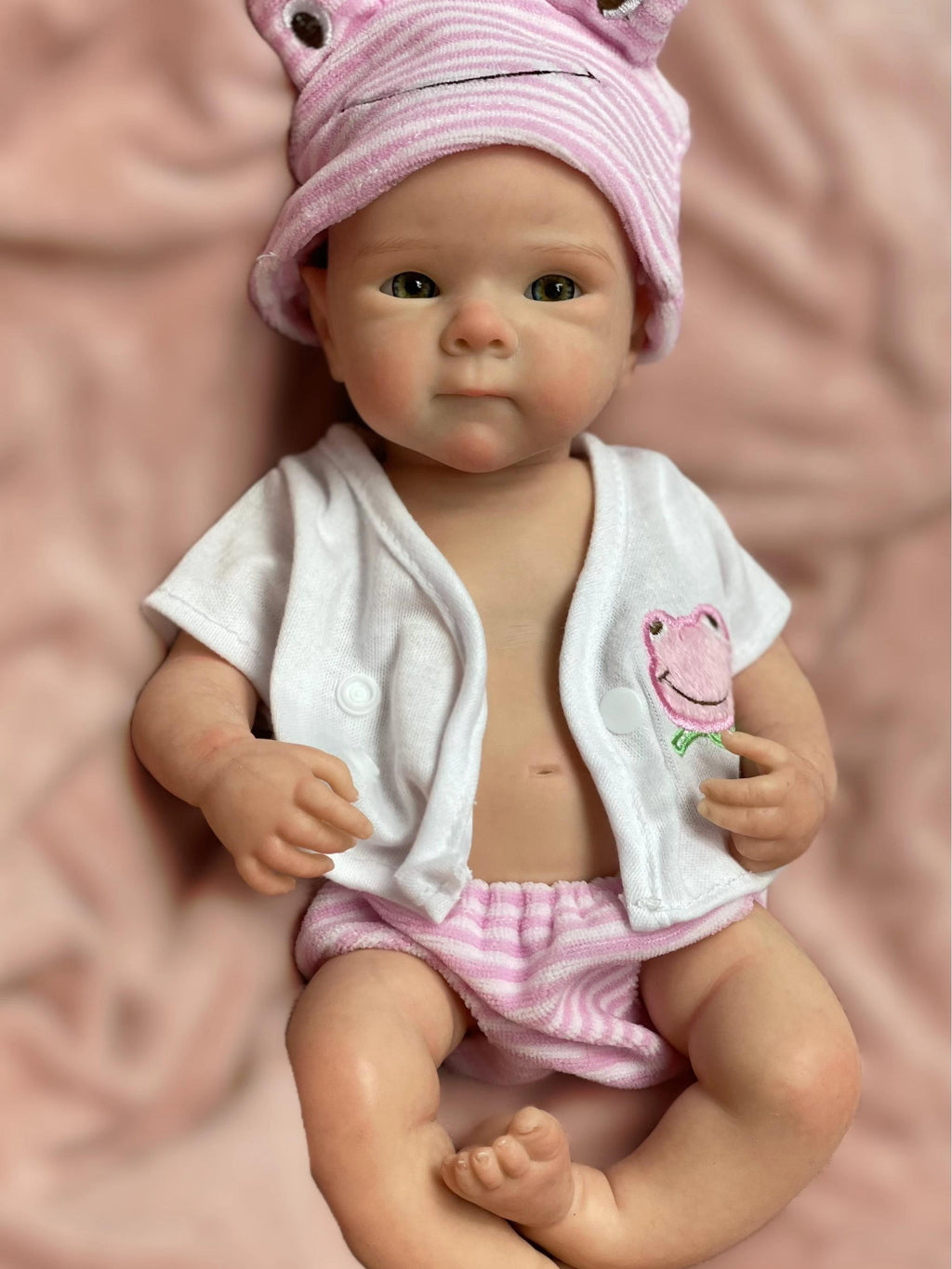 33CM Bettie Reborn Doll – Full Body Soft Solid Silicone, Painted/Unpainted Options Available