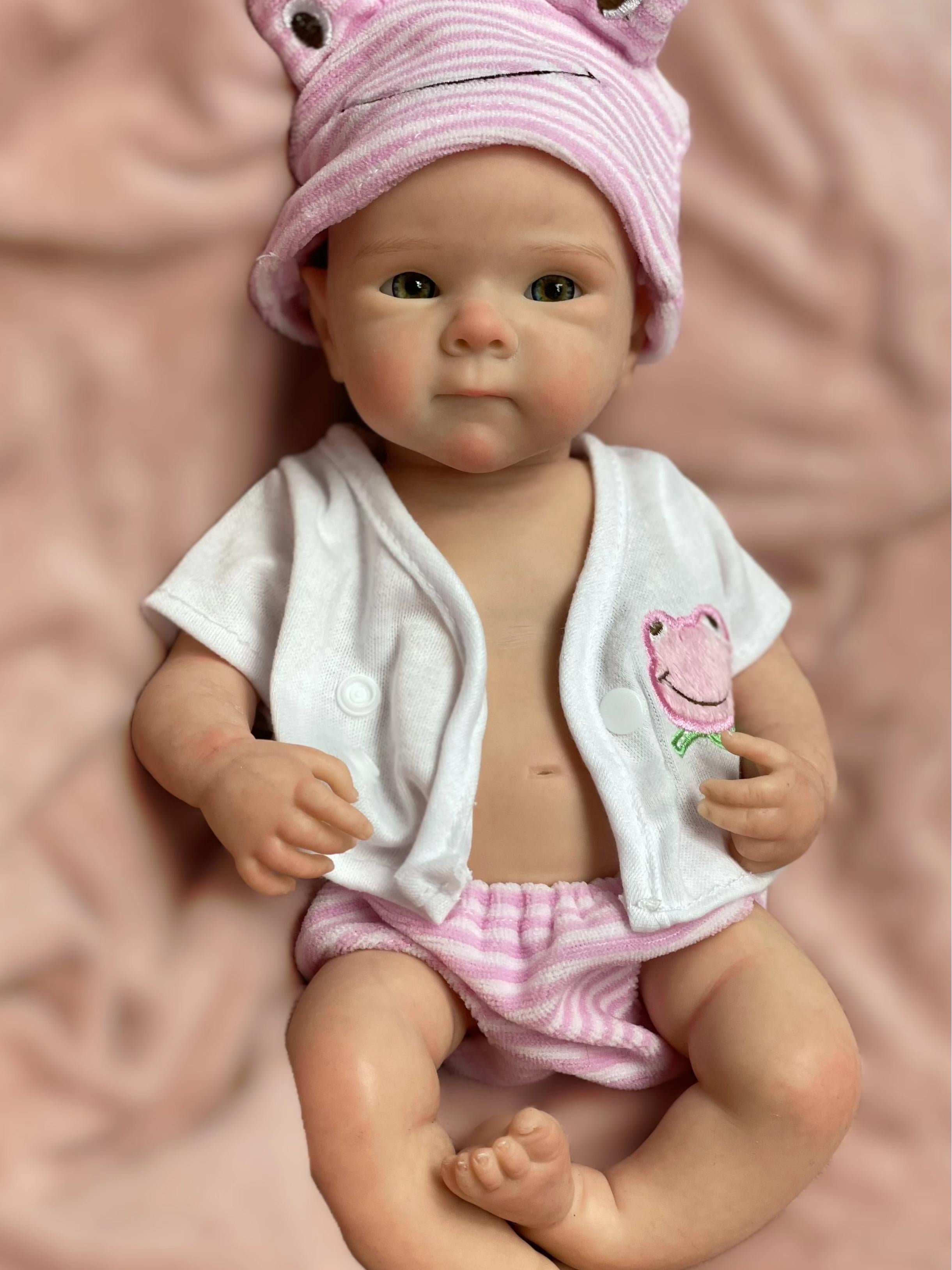 33CM Bettie Reborn Doll – Full Body Soft Solid Silicone, Painted/Unpainted Options Available