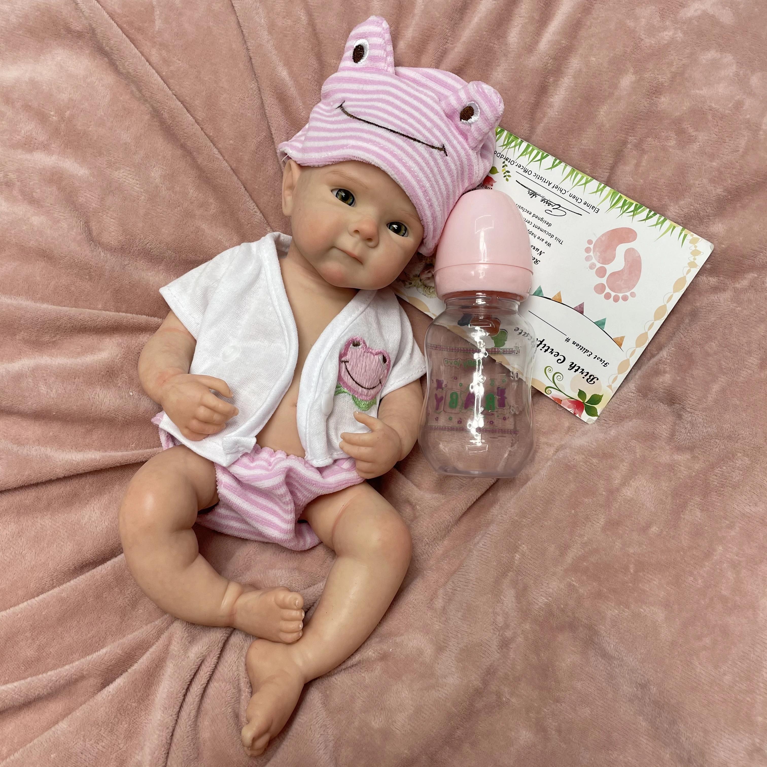 33CM Bettie Reborn Doll – Full Body Soft Solid Silicone, Painted/Unpainted Options Available