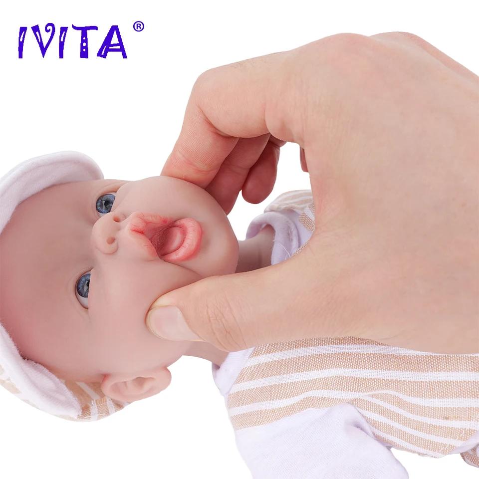 14.56'' Realistic Silicone Reborn Baby Doll – Unpainted Soft DIY Boy and Girl Doll (1.65kg)
