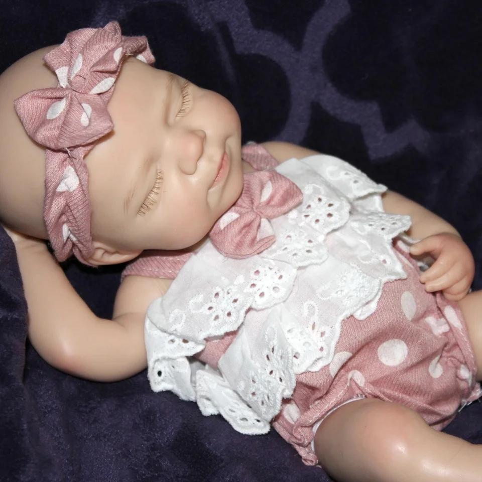 13-Inch Open Mouth Reborn Doll – Pascale Soft Full-Body Silicone Newborn Baby Girl, Hand-Painted