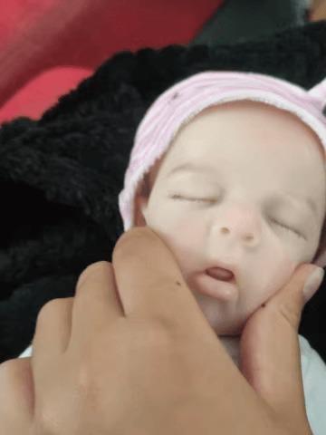 Loulou Open-Mouth Reborn Doll Baby - Full Body Soft Silicone Bebe Doll (Boy or Girl Options)