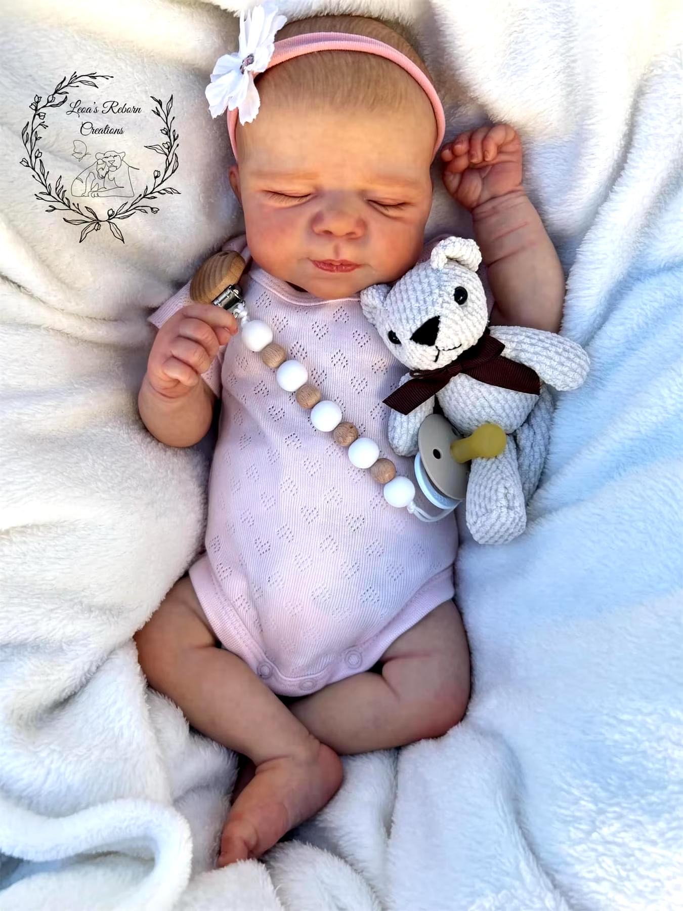 19Inch Newborn Soft Body Baby Pascale Reborn Doll with 3D Skin Multiple Layers Painting with Visible Veins Soft Touch Doll